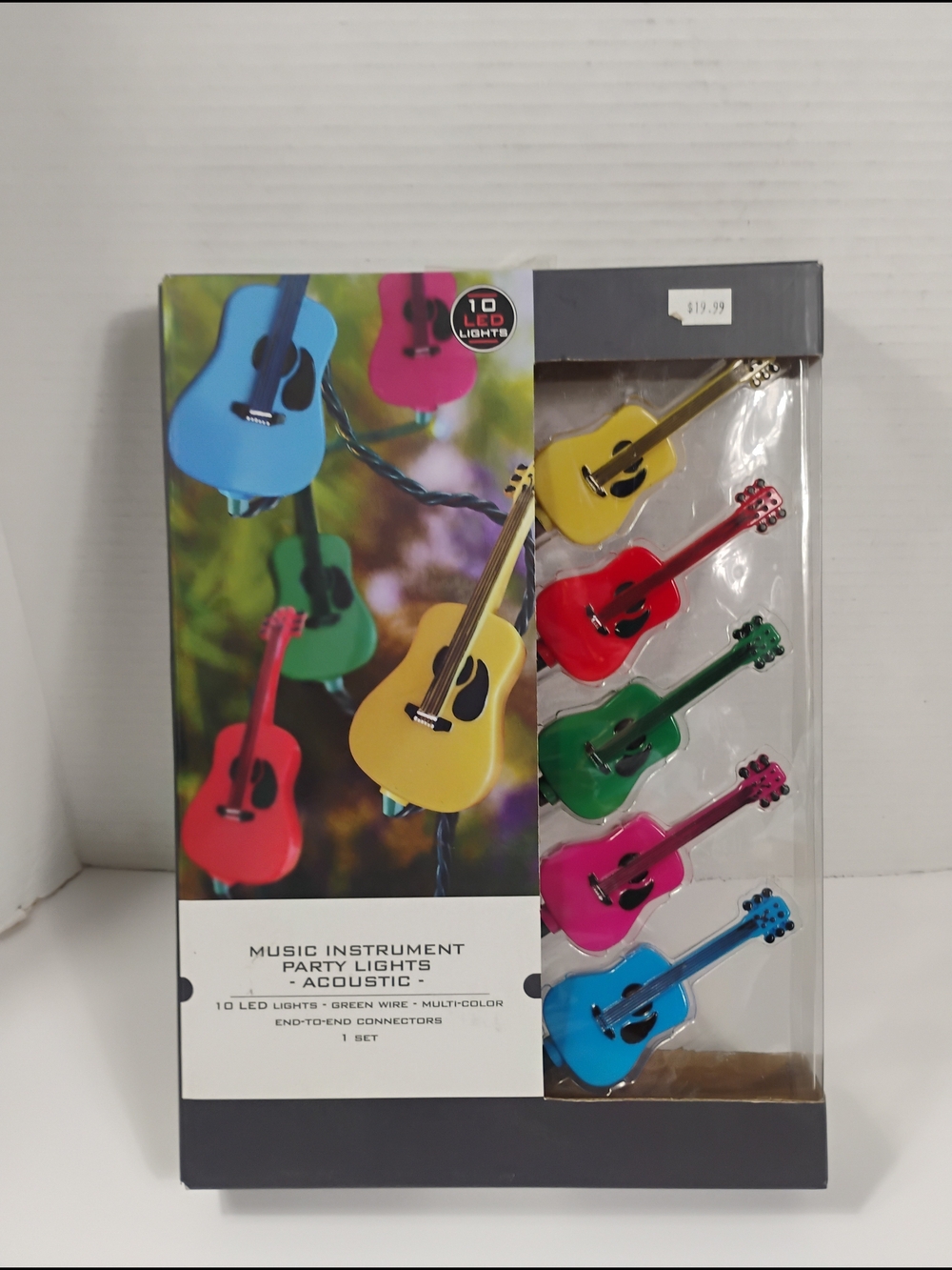 Acoustic Guitar LED Party String Lights - Multicolor